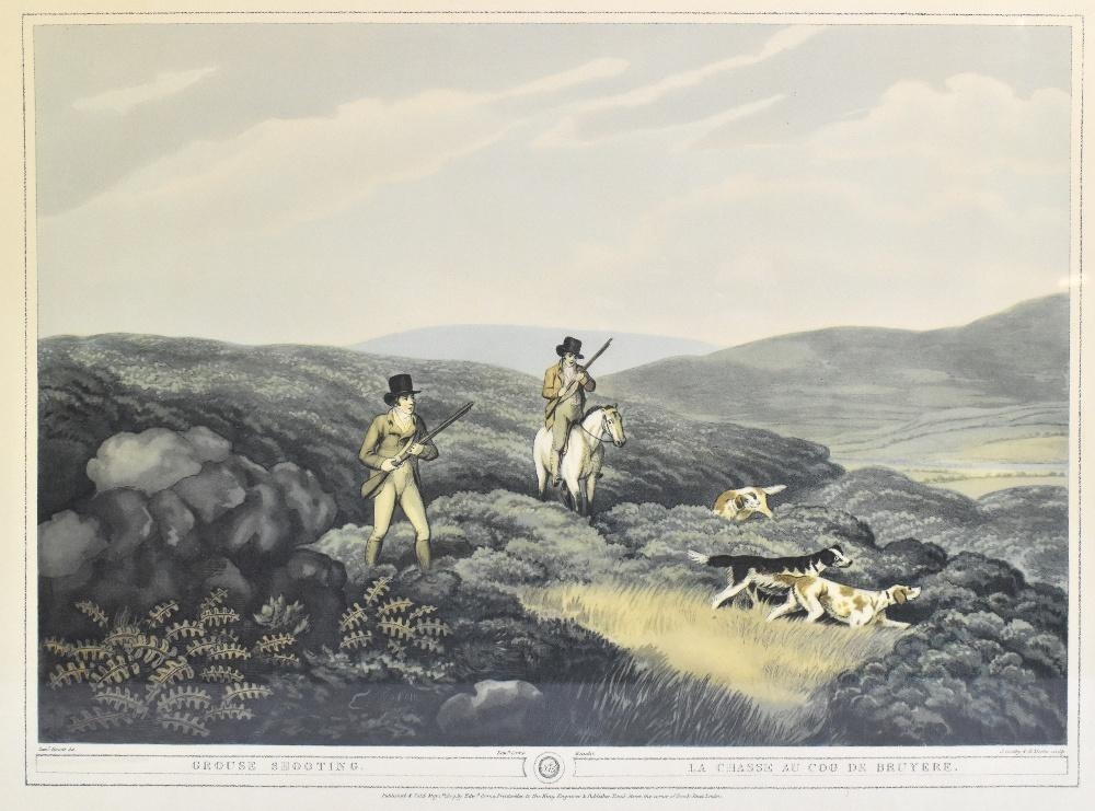 Artwork by Sam Hewitt, a set of four coloured prints taken from the engravings, Made of coloured prints