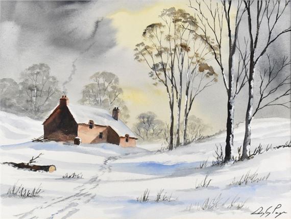 Digby Page | cottages and snow scenes | MutualArt