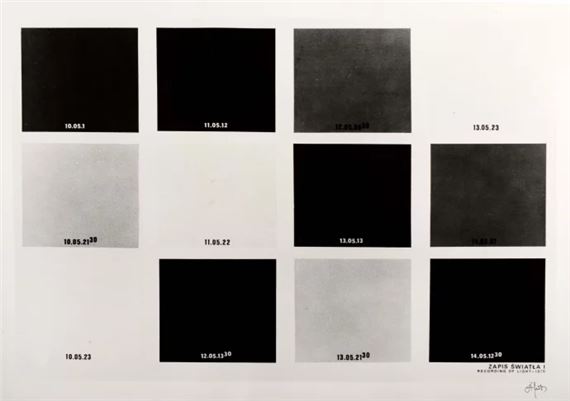 Zapis światła I by Antoni Mikolajczyk