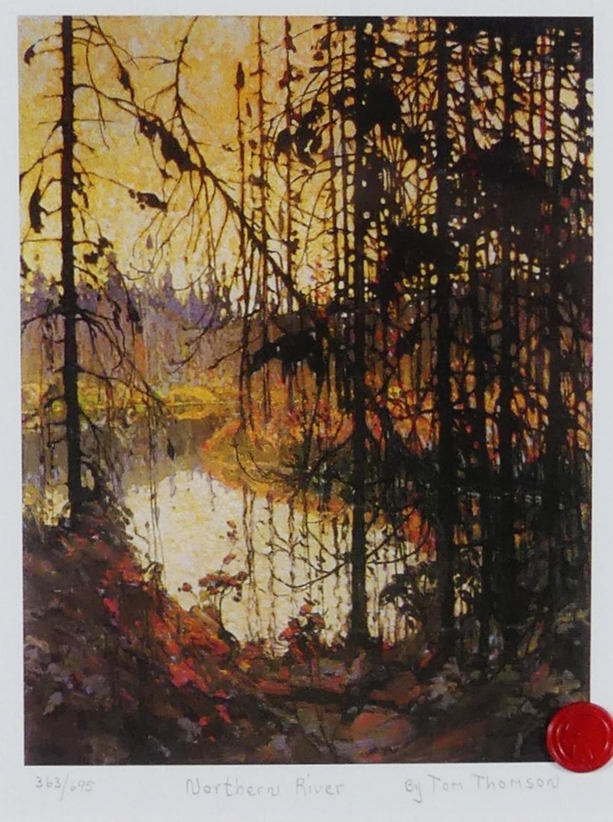 Tom Thomson Northern River and Canoe MutualArt