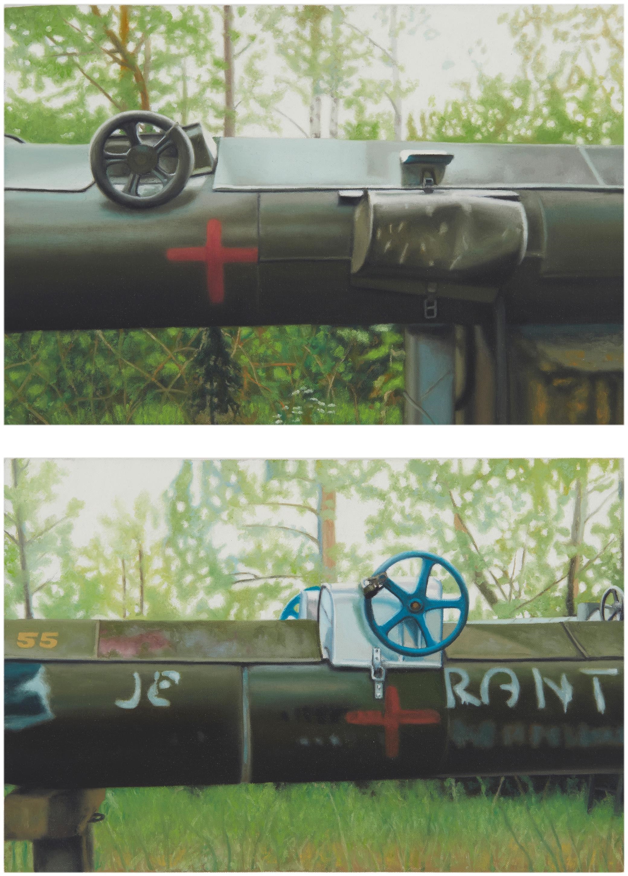 Artwork by Audrey Nervi, (b. 1974, French), Made of Each: Oil on canvas