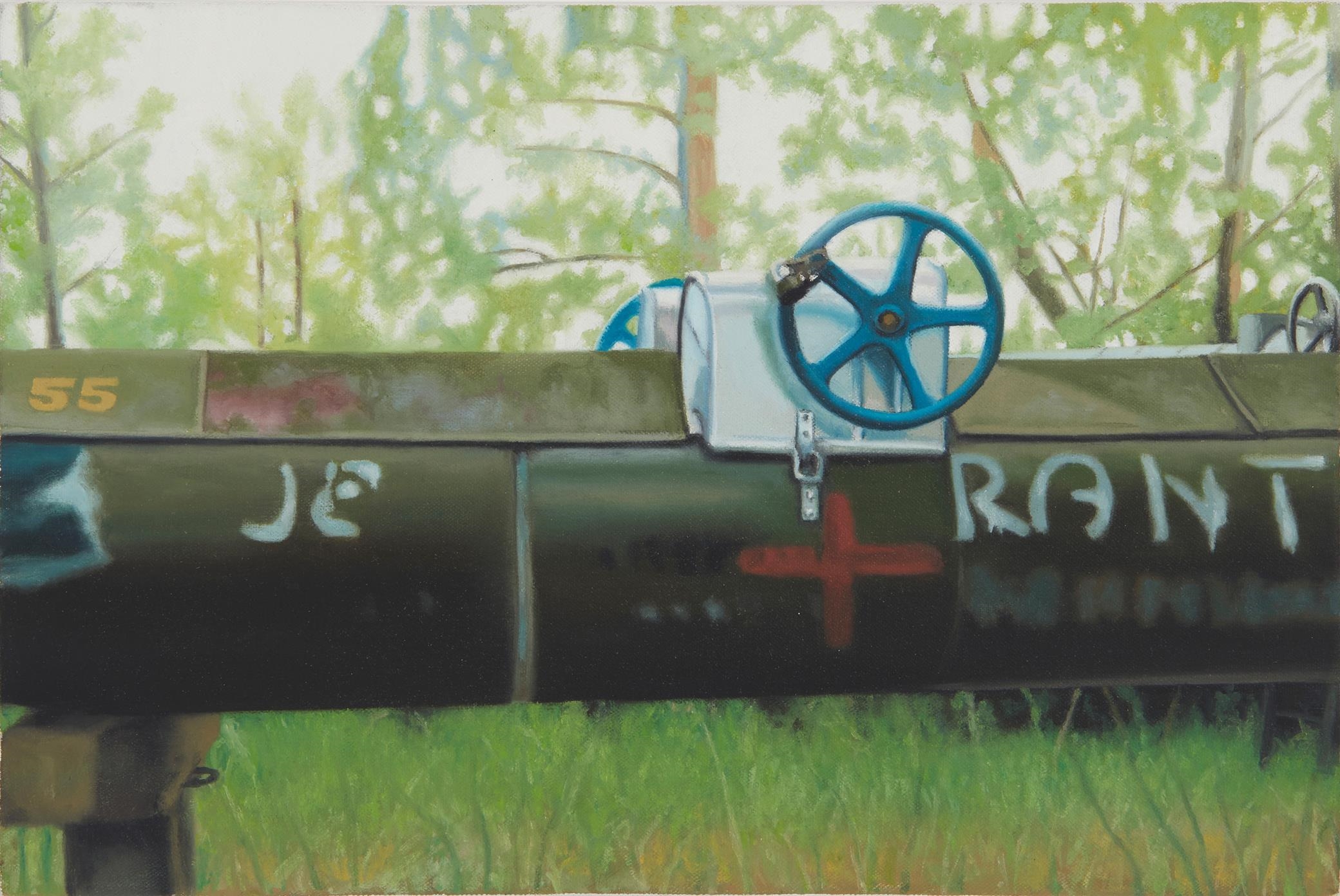 Artwork by Audrey Nervi, (b. 1974, French), Made of Each: Oil on canvas