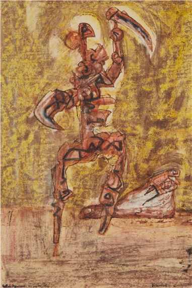 "Warriors," by Colin Spencer, 1982