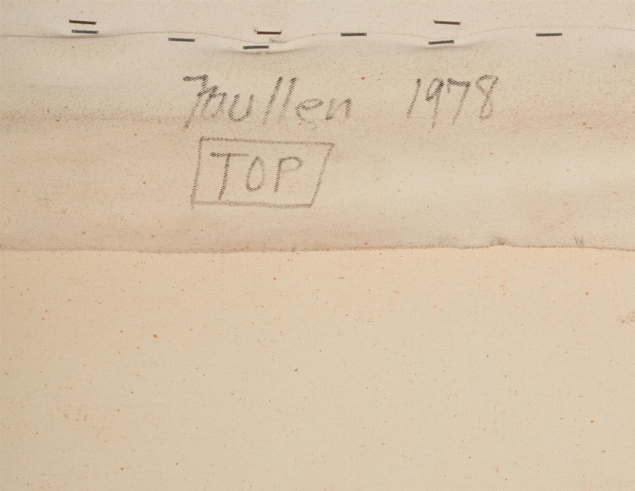 Artwork by Philip Edward Mullen, "Lyn's Ochre Circus,", Made of Acrylic and graphite on canvas