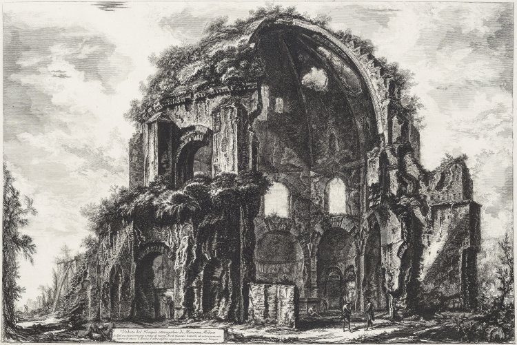 Tempel der Minerva Medica by Giovanni Battista Piranesi