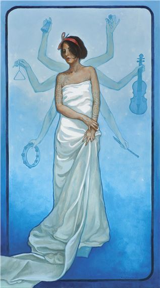 BLUE TATTOO by Krzysztof Powalka, 2017