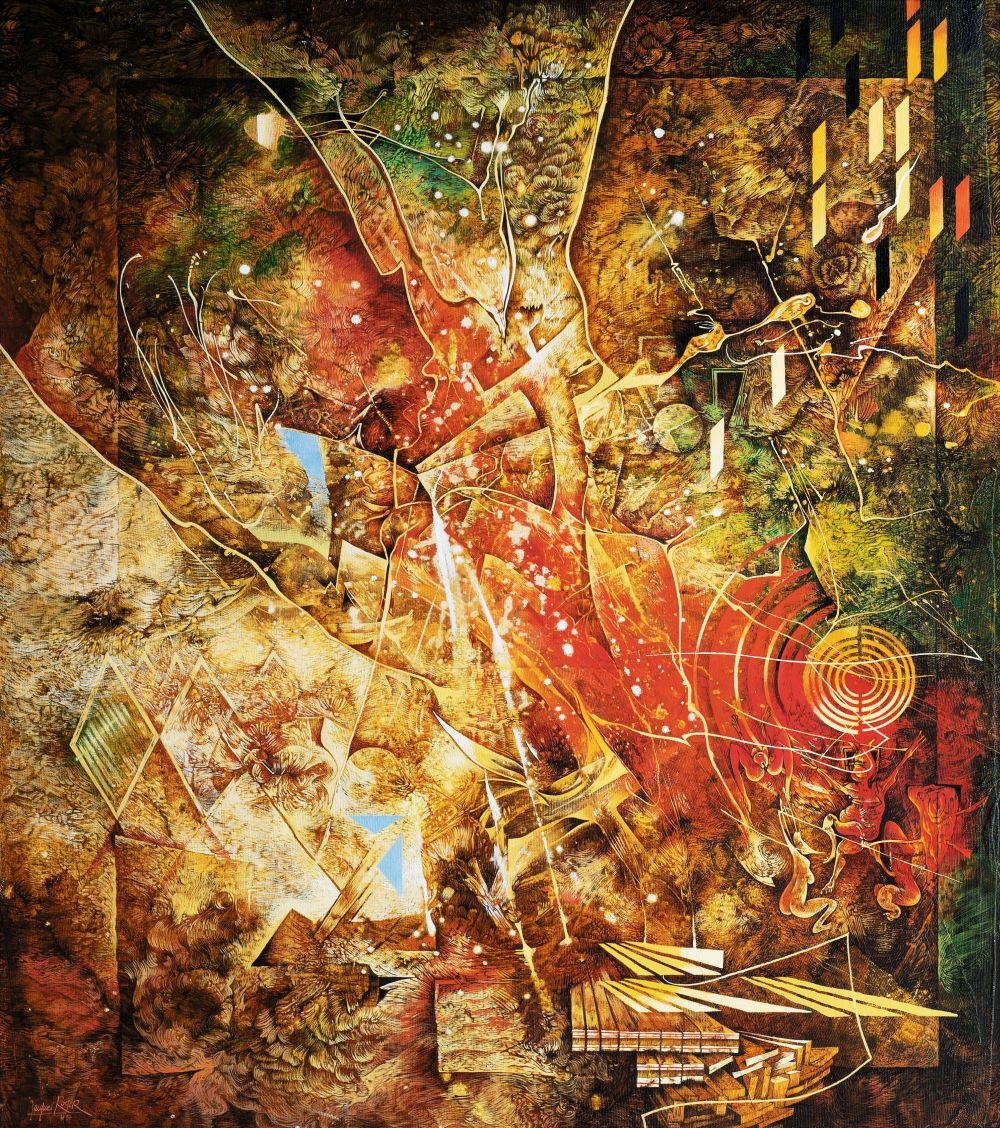 Artwork by Jacques Henri Roger, Bobbin lace maker - La dentellière, Made of oil/ canvas