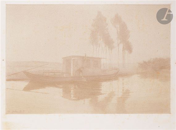 Jesu, Puritas Virginum... (The Fire and the Water, pl. V of the album The Canticle of Creatures) by Charles Marie Dulac, 1894