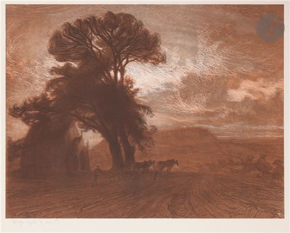 Jesu via et vita nostra... (The Earth, pl. VI of the album The Canticle of Creatures) by Charles Marie Dulac, 1894