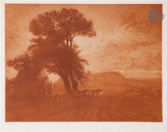 Jesu via et vita nostra... (The Earth, pl. VI of the album The Canticle of Creatures) by Charles Marie Dulac, 1894