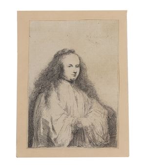 "St. Catherine", 1638, (The Little Jewish Bride), a portrait of Rembrandt's first wife Saska van Uhlenburgh - Ignace van Joseph de Claussen