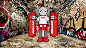 Monakoe | Kaws x Supreme | MutualArt
