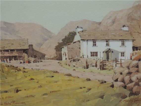 Yew Tree Farm Coniston by R. Martin Tomlinson