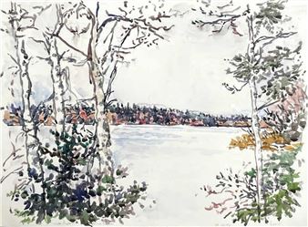 Winter Poplar - Emma Lake - Agnes Ruest