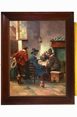 Artwork by Krug Fabian, playing cards, Made of oil / canvas