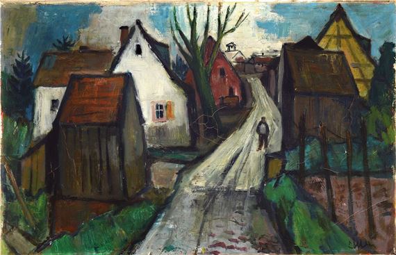 village street by Paul Löffler