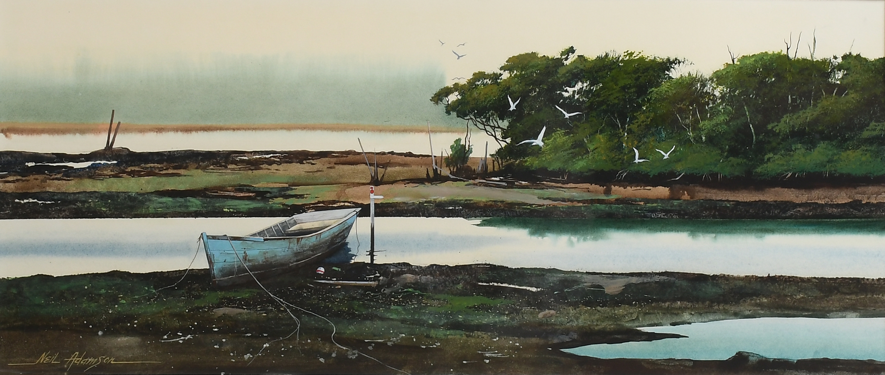 Neil Adamson | NEIL ADAMSON NAPLES LOW TIDE Est. $800/1200** | MutualArt