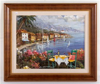 Terrace For Two - Shari Hatchett Bohlmann