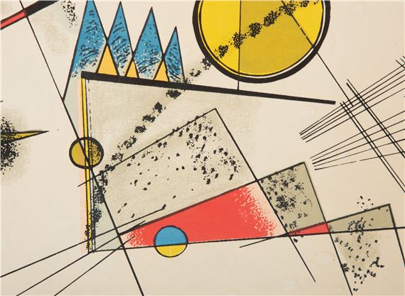 Sur La Place Noire 1923 Wassily Kandinsky tableau impression sur toile