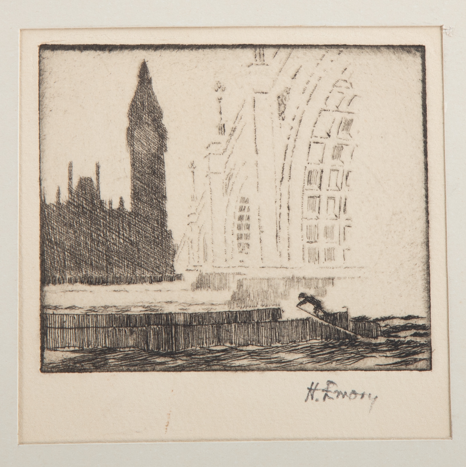 Hopper Emory | Five Unframed Etchings | MutualArt