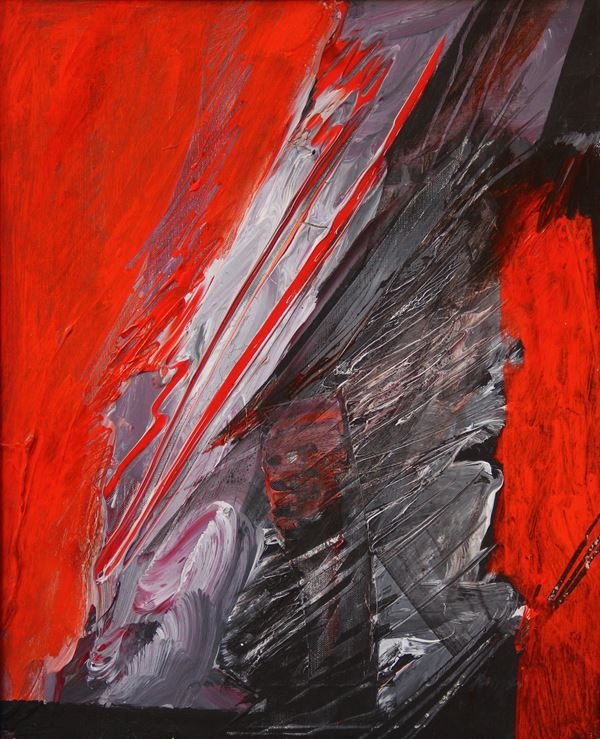 Artwork by Piero Ruggeri, Fulmine, Made of oil on canvas