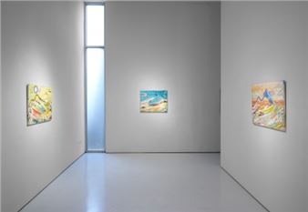 Installation view of Brendan Cass exhibition at McClain Gallery.