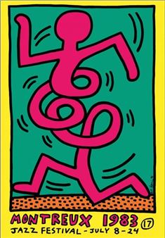 Keith Haring Montreux Jazz Festival 19 Mutualart