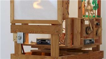 Installation view of Stinkfish exhibition at City Art Gallery of Ljubljana.