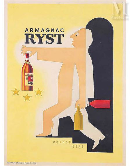 版画 RAYMOND SAVIGNAC MONSAVON au lait 1950 Raymond Savignac