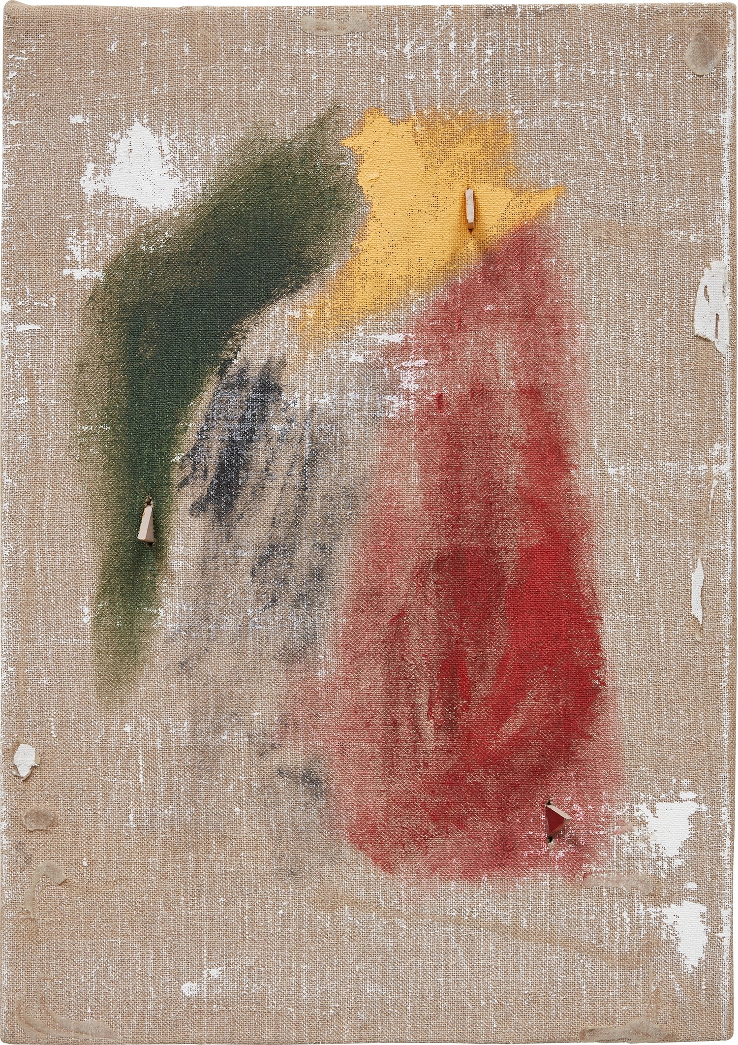 Artwork by Ted Gahl, HAUS (2), Made of acrylic and stretcher keys on canvas