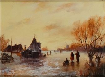 Befagyott tó - Péter Szegvári