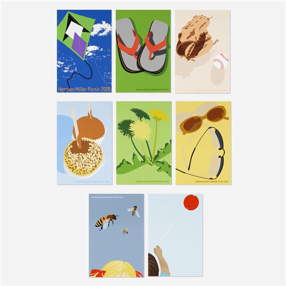 Herman Miller | Complete collection of Summer Picnic posters