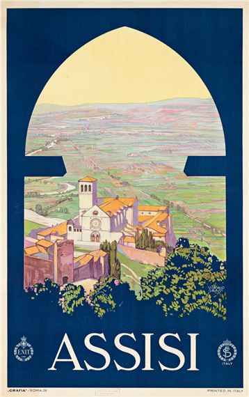 ASSISI. 1926. by Vittorio Grassi, 1926