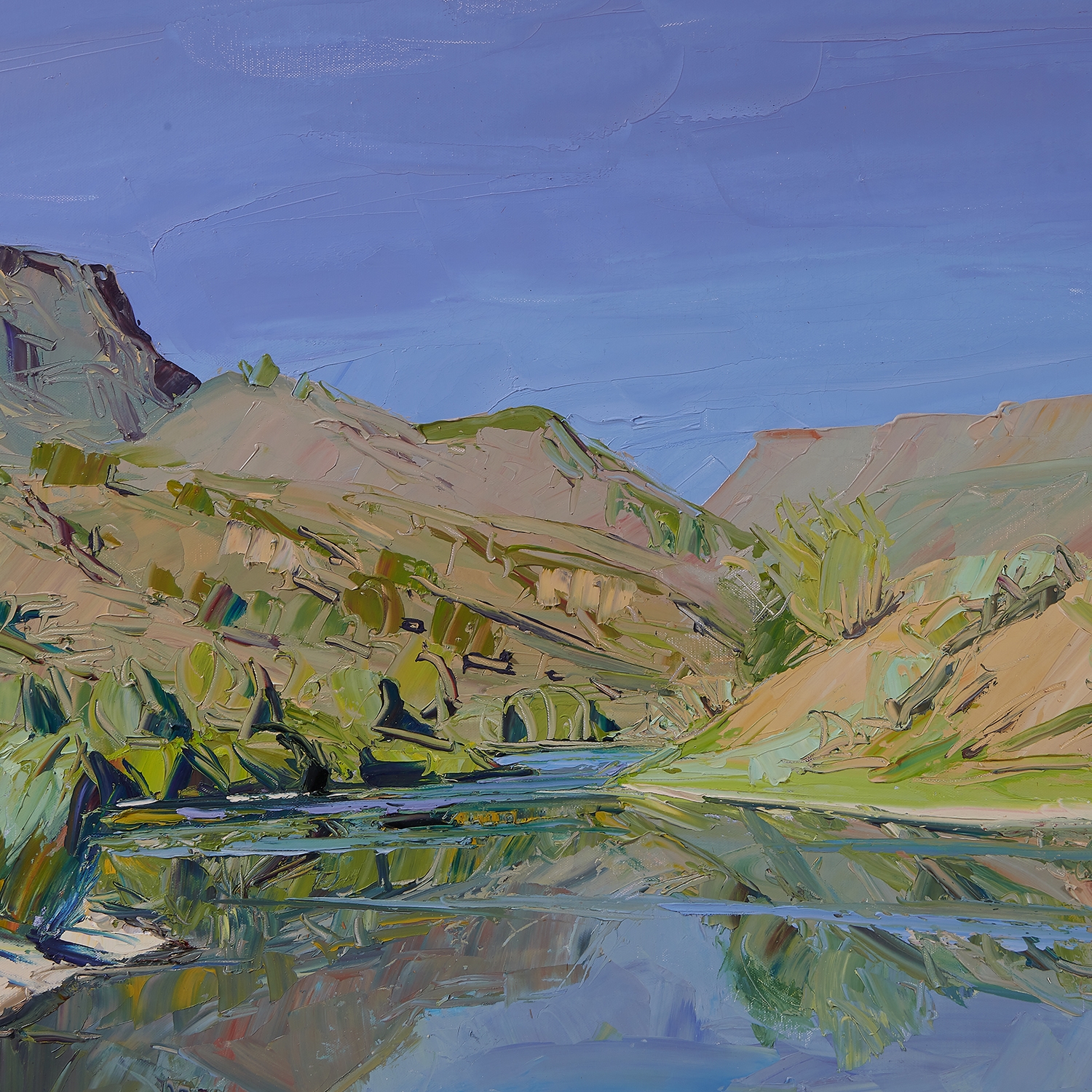 Artwork by Louisa McElwain, Still Water, Made of oil on canvas