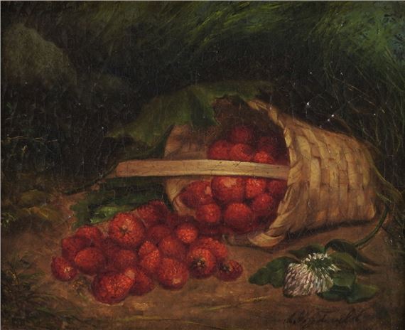 Arnoud Wydeveld Raspberry Still Life Painting by Arnoud Wydeveld