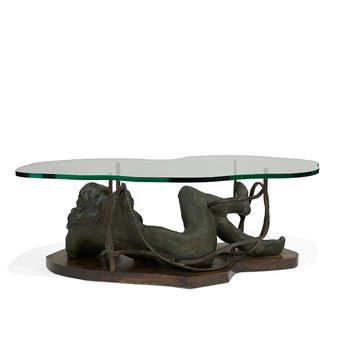 Repose coffee table This rare table was offered in a limited edition. - Philip LaVerne