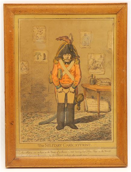 The Military Caricaturist by James Gillray, circa 1815