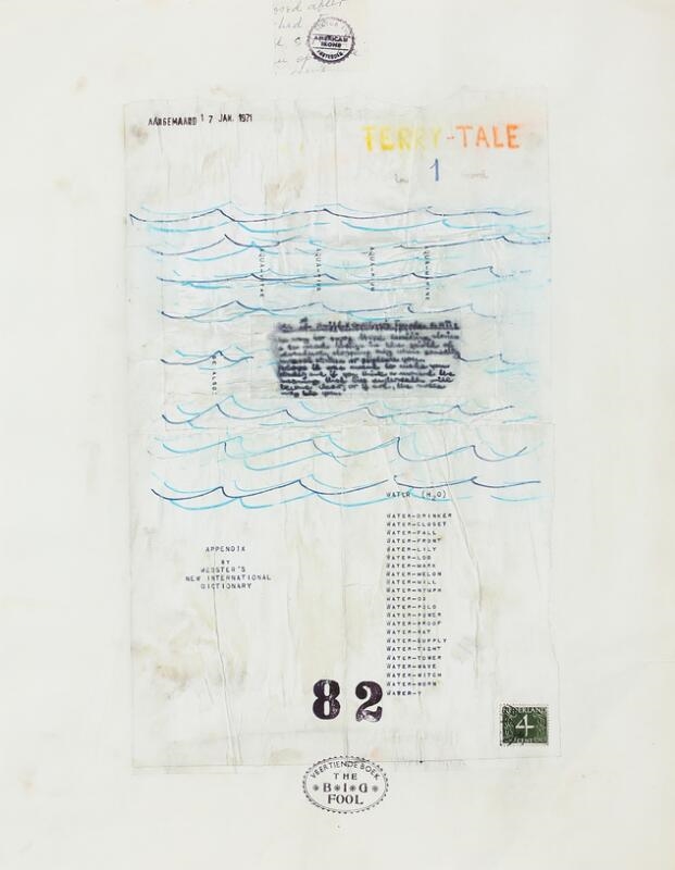 Artwork by Viktor IV, Two Log book sheets, Made of Mixed media