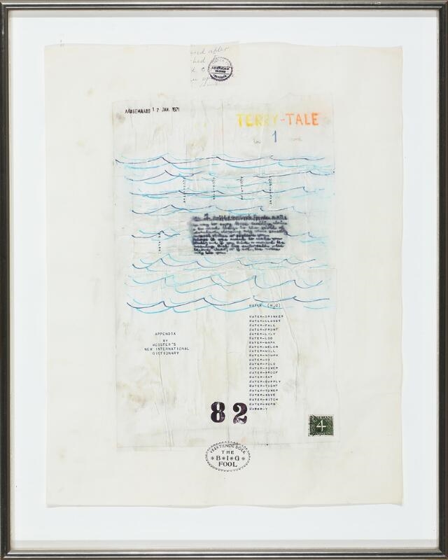 Artwork by Viktor IV, Two Log book sheets, Made of Mixed media