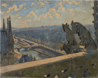 Vue de Paris prise depuis la cathédrale Notre - Étienne Moreau-Nélaton
