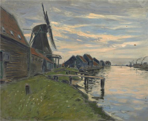 Canal en Hollande by Étienne Moreau-Nélaton, 1901
