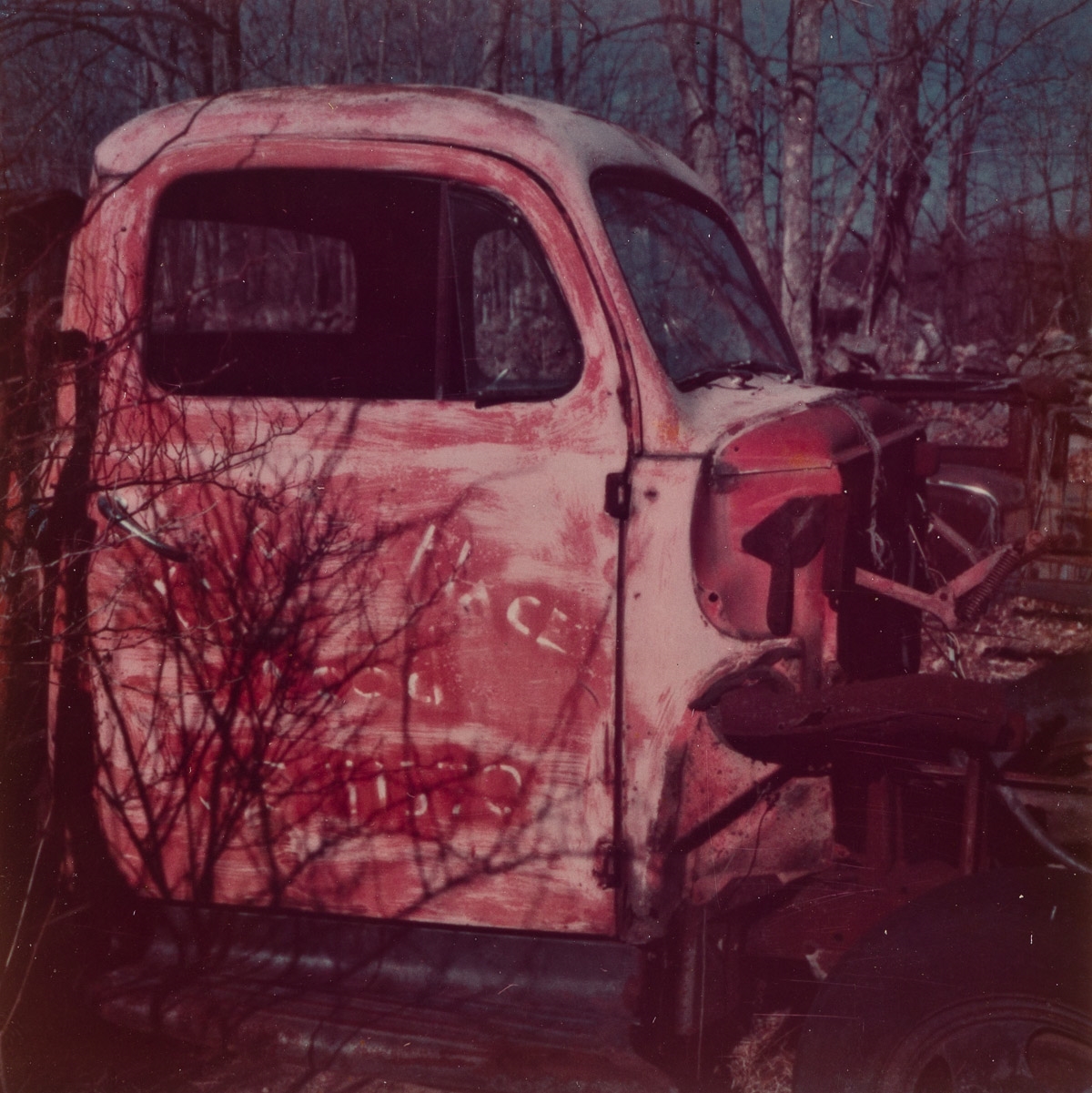 Walker Evans Pair of photographs of abandoned trucks, auto graveyard