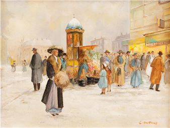 Winter landscape in Paris - C. Bastiaens