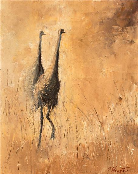 Emus by Patrick Shirvington