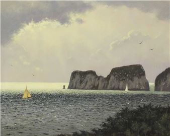 Sailing boats offshore - Michael Burnett