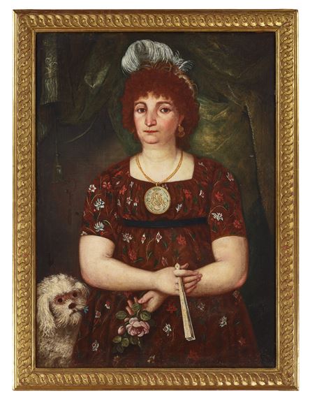 Portrait of a Woman by South American School, 18th Century