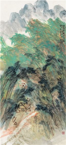 Chen Tian | A Chinese Calligraphy Couplet | MutualArt