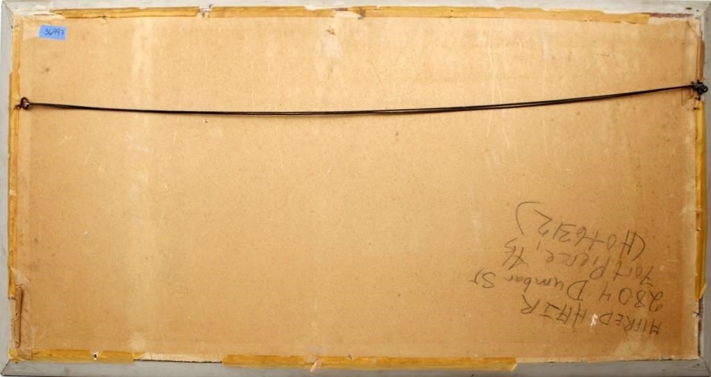 Artwork by Alfred Hair, MOONLIT MOSS, Made of Oil on Upson