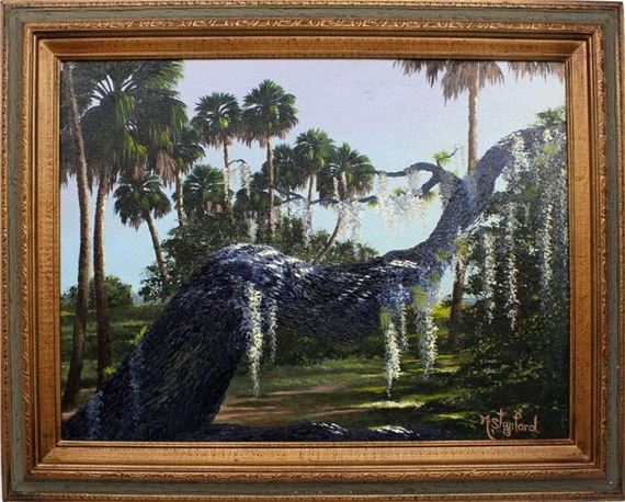 MARK STANFORD FLORIDA ARTIST OAK BRANCH by Mark Stanford, 2004