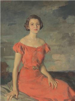 Portrait of Mary Lee Fairbanks - Louis Betts